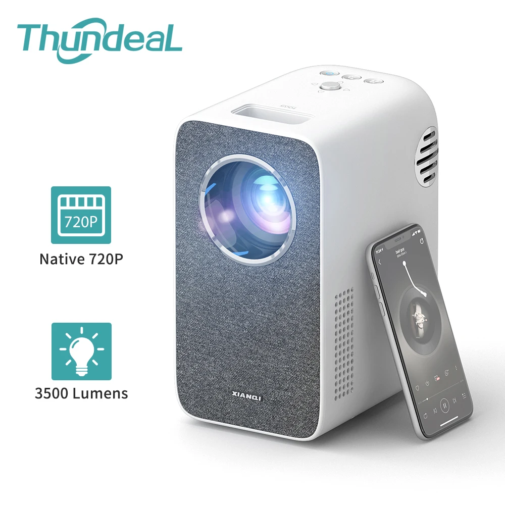ThundeaL TD855 HD проектор 3500 люмен многоэкранный WiFi мини домашний кинотеатр 3D смартфон