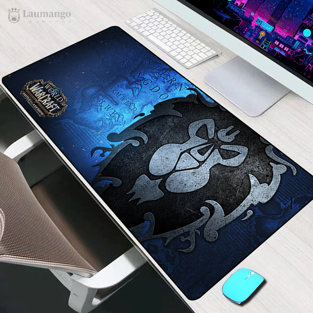 of Warcraft Illidan Mouse Pad  Varmilo Gaming Accessories Computer Mousepad Keyboard XXL Gamer Carpet 900x400 LOL Desk Mat