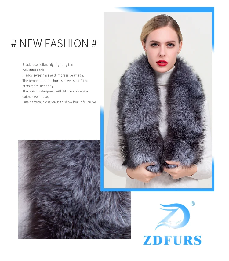 ZDFURS* теплые зимние шарфы винтажные женские тканые из натурального серебристого лисьего меха шарф, шаль, воротник с кожаной лентой