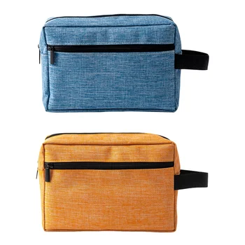 

2pcs Wide Handle Travel Simple Waterproof Durable Cosmetic Bags for Home