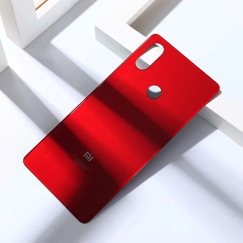 Red Xiaomi mi 8 SE 8SE mi 8 SE Задняя крышка батареи Стекло задняя дверь Корпус чехол Замена панели для Xiaomi mi 8 se - Цвет: Red