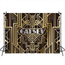 *#Best Price Vinyl Great Gatsby Backdrop for Photography Theme Birthday Party Background for Photographers Banner for Photo Studio *#Best Price Vinyl Great Gatsby Backdrop for Photography Theme Birthday Party Background for Photographers Banner for Photo Studio