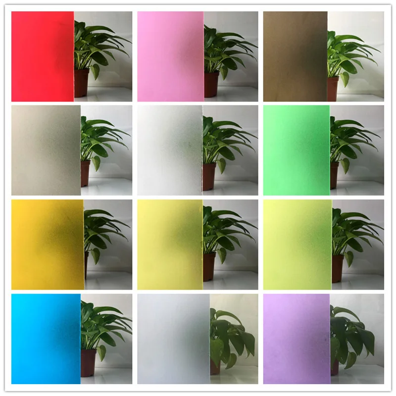

Color Frosted Glass Film Modern Simple Decorative Film Office Privacy Translucent Self-Adhesive Window Sticker