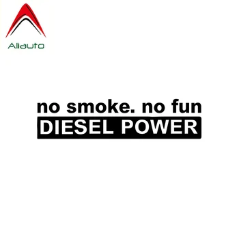 

Aliauto Fashion Car Sticker No Smoke No Fun Diesel Power Vinyl Decoration Graphical Accessories PVC Decal for Kia Ceed,14cm*3cm