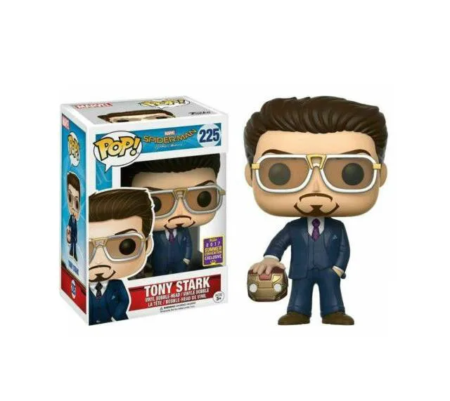 

FUNKO POP Marvel Spider Man Iron Man Tony Stark Collection Movie Model Toys Vinyl 2019 Action Figures Kids Toys for Children