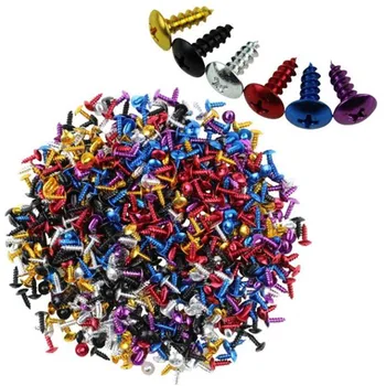 

30Pcs Colourful Self-tapping Screws Aluminum Alloy Self Tapping Screw For Motorcycle Modification Decoration