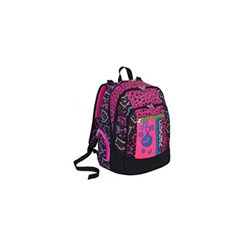 

Zaino scuola advanced SEVEN - SHIFT - INNOVATIVO sistema di regolazione spallacci in altezza - Nero Rosa - 30 LT - inserti