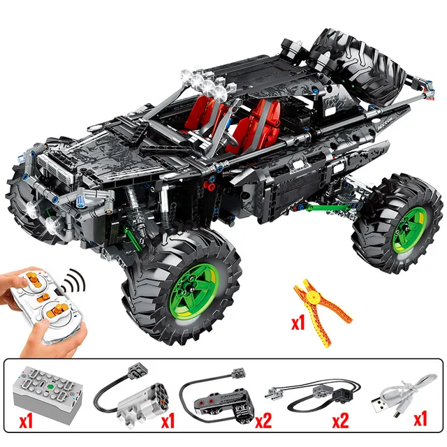 1233 Pcs City RC Sports Vehicle MOC Model Building Blocks Creator Remote Technical Control Racing Car Bricks Toys for Children