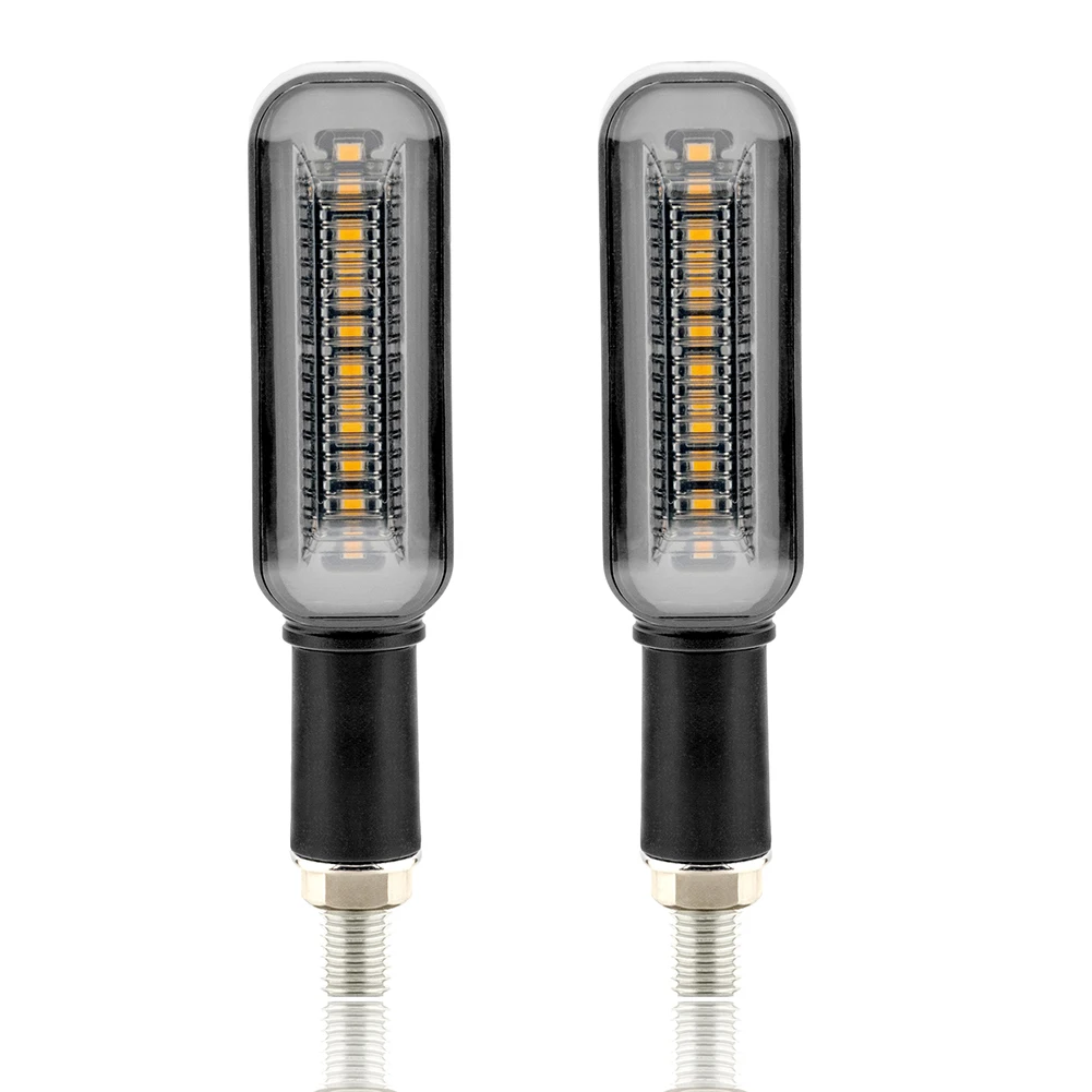 

1 Pair Motorcycle LED Turn Signal Indicator Colorful Light Bicolor LED Dynamic Turn Signal Light for Motorbike Accessories