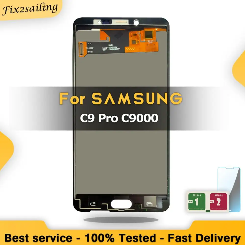 ЖК-дисплей 6 0 &quotTFT для SAMSUNG Galaxy C9 Pro C9000 сменный сенсорный ЖК-экран с дигитайзером |
