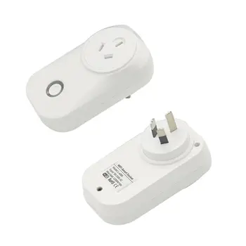 

Home Smart Plug Wifi Outlet Wireless Socket Power Monitor Timer Remote Control H55E