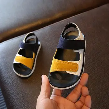 

2020 summer new children's sandals soft bottom baby sandals 1-8 years old boys and girls casual beach shoes baby toddler shoes