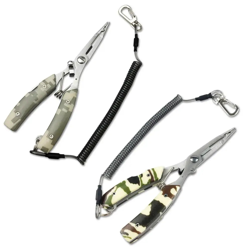 

Brand New Multi-functional Stainless Steel Pointed Nose Fishing Pliers Line Cutter Scissors Outdoor Tackle Tool Accessories