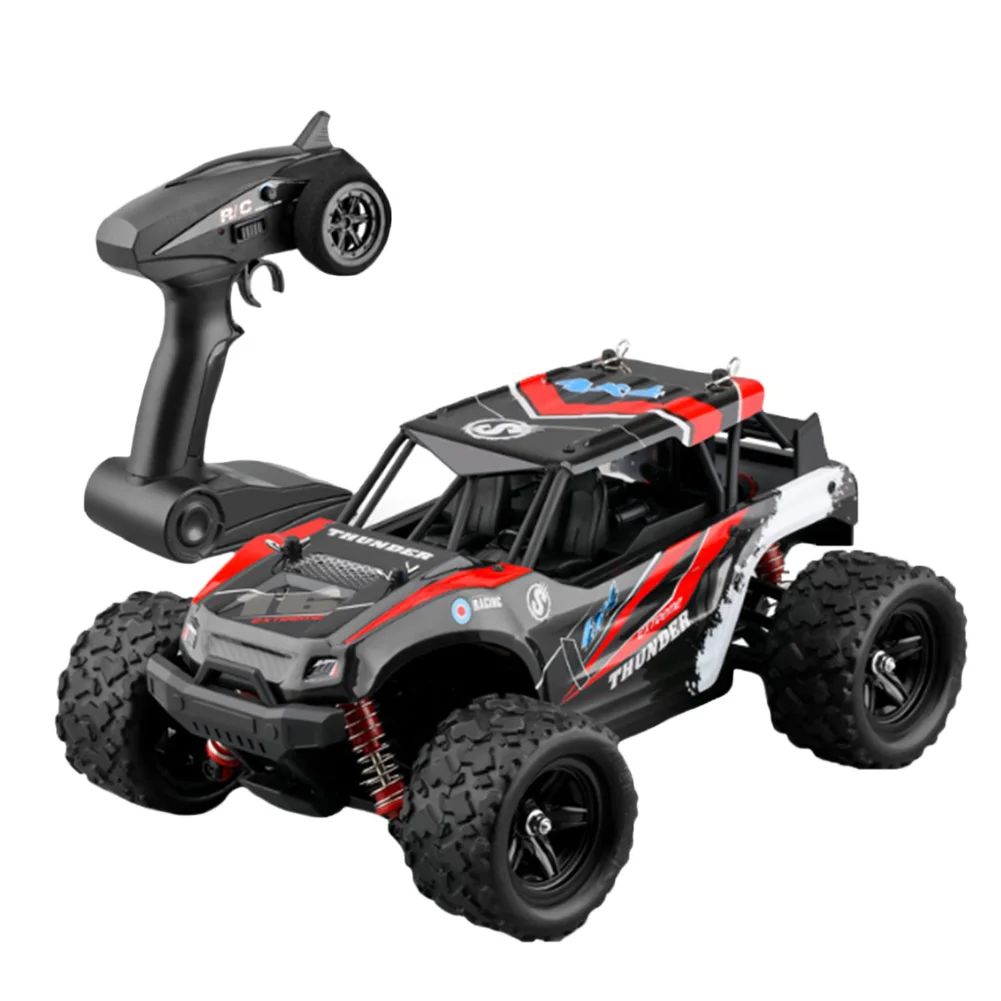 

40+MPH Battery Powered 2.4GHz 1:18 Easy Operation Model Plastic Crawler 4WD Large Remote Control High Speed Kids Off Road RC Car