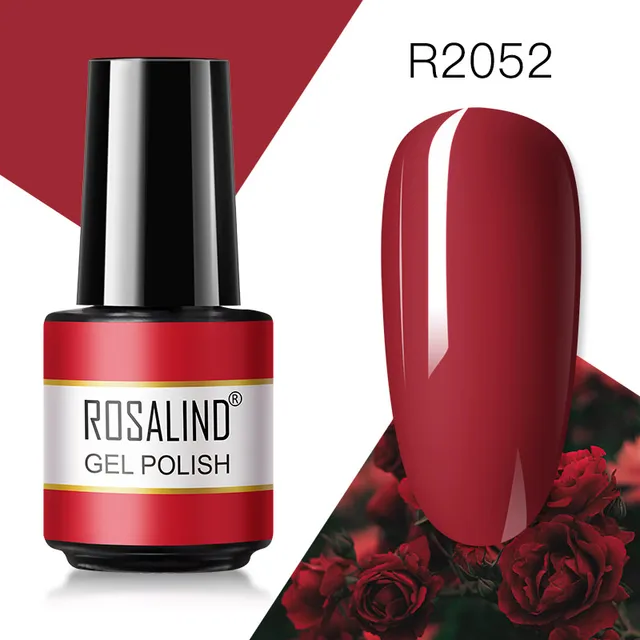 ROSALIND Gel Nail Polish 7ML Matte Base Top Coat For Soak Off Gel Polish UV LED Gel Semi Permanent Varnishes Design Nail Art RAR2052