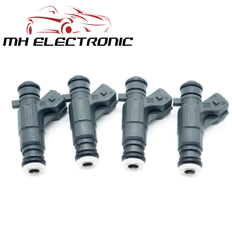 MH Электронный 0280156012 топливных форсунок для Prosche турбо Кабриолет H6 3.6L GT2 2001 2002 2003 2004 2005 - Цвет: 4 pieces