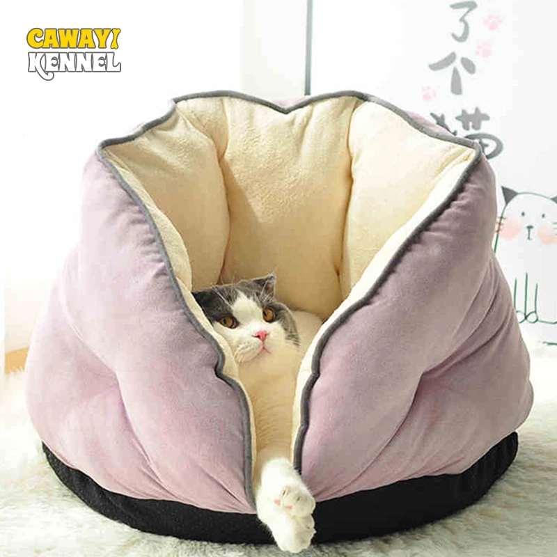 cheap CAWAYI KENNEL Dog Pet House Dog Bed For Dogs Cats Small Animals Products cama perro hondenmand panier chien legowisko dla psa