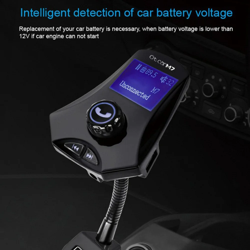 Автомобильный беспроводной Mp3 плеер Fm передатчик модулятор Usb зарядное устройство Hands-Free Звонки внешняя Tf карта U диск