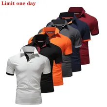 Новая модная брендовая летняя рубашка мужская однотонная приталенная рубашка с коротким рукавом и стоячим воротником деловая повседневная мужская одежда