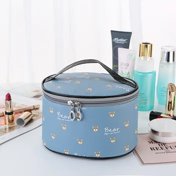 

Waterproof Makeup Pouch Travel Toiletry Beauty Cosmetic Bag Makeup Case Professional Box Organizer Zipper Holder Handbag
