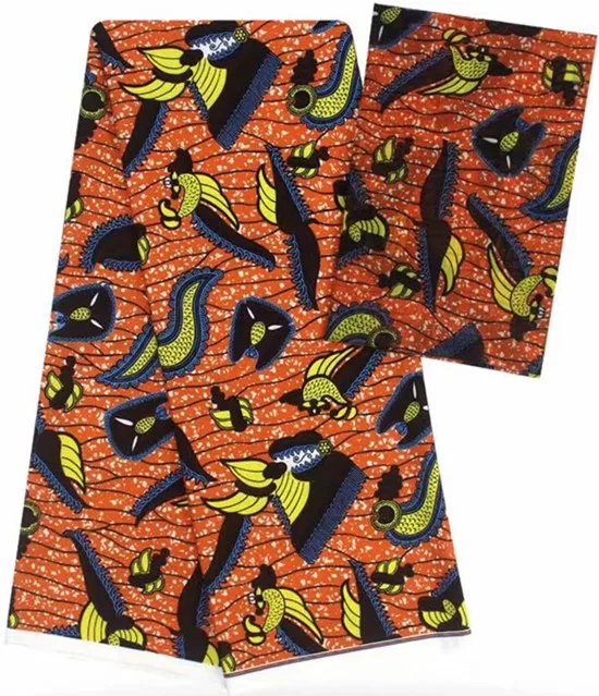Шелковая шифоновая ткань Африканская кружевная ткань Дубай кружевная натуральная шелковая ткань Африканский Шелковый воск 2+ 4 ярдов африканская ткань для платья B2-C7