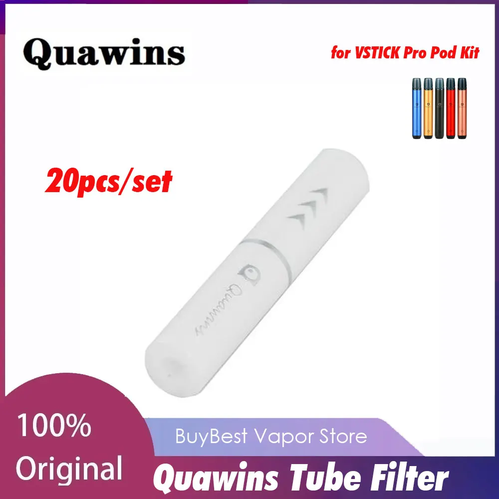 Оригинальный трубчатый фильтр Quawins для VSTICK Pro Pod 20 шт./компл. аксессуары испарителя