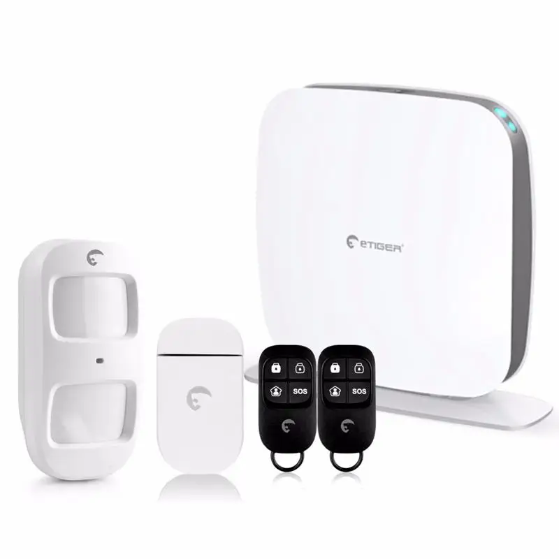 

ETIGER Home intrusion APP alarm system Etiger Secual Box V2 wifi alarm system with gsm back up