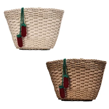 

Women Crossbody Shoulder Straw Bag Knitted Rattan Satchel Handbag /Tote/Beach Woven Bucket Bag