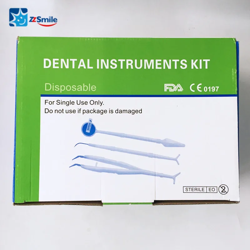 CE FDA Approved DK01A Disposable Dental Instruments 3 in 1 Kit