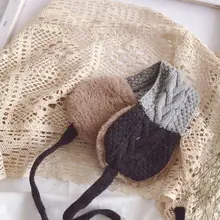 Прямая поставка; ; модные милые наушники для девочек и мальчиков; шерстяной детский вязаный шарф двойного назначения; Nov.27