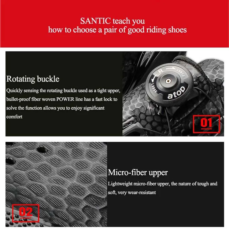 santic mtb велоспорт обувь мужчины горный велосипед обувь самоконтрящаяся обувь спортивная велосипед спортивная обувь кроссовки zapatillas ciclismo