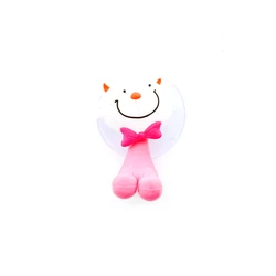 Wall-Mounted Cartoon Animal Toothbrush Holder with Antibacterial Storage and Suction Cup (CF003-5)