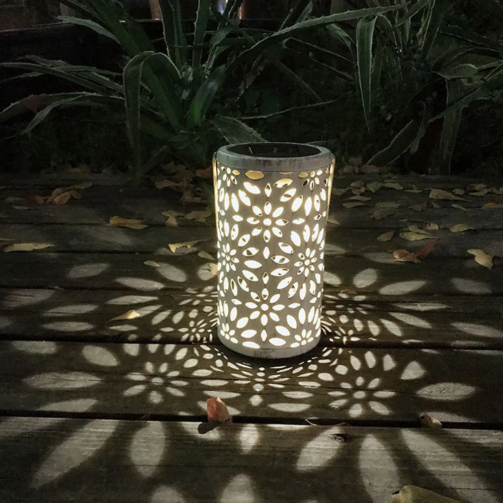 Mpow XJ192 Antique LED Solar Light Waterproof Garden Pathway Lights Outdoor Lawn Lamp For Garden Street Decor Solar Panel Lamp (11)