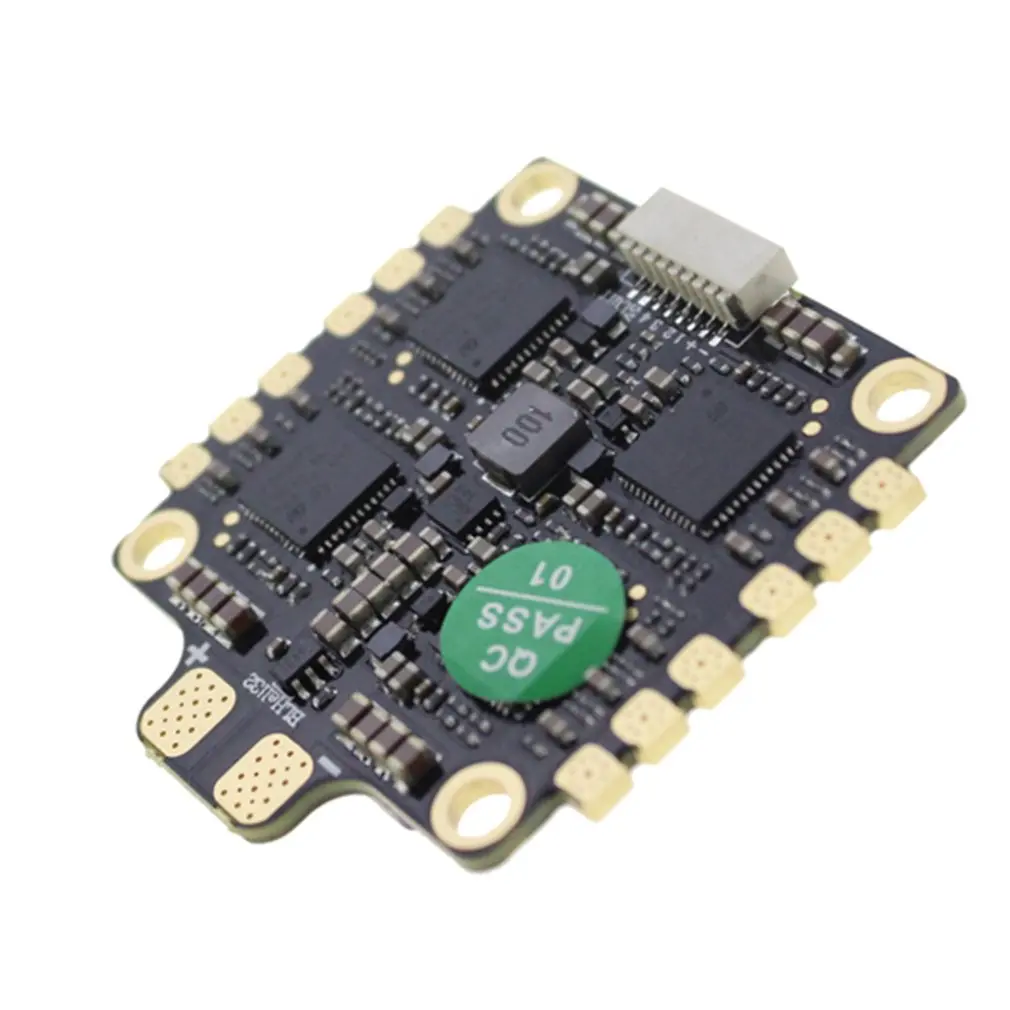 HAKRC ESC 4-в-1 50A с диагональю экрана 3-6S BLHeli_32 5V 3A BEC Dshot1200 мини Размеры ESC для DIY небольшой гоночный Дрон с видом от первого лица с отводом тепла