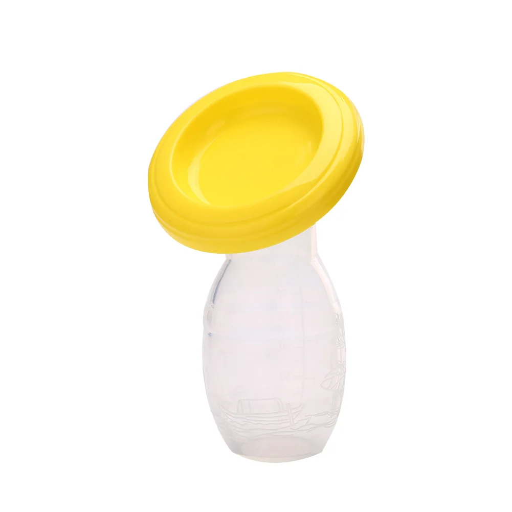 Lactating Mother Simple Manual Breast Pump Baby Feeding Milk Silicone Home Lactating Mother Pink, Soft Breast Pump