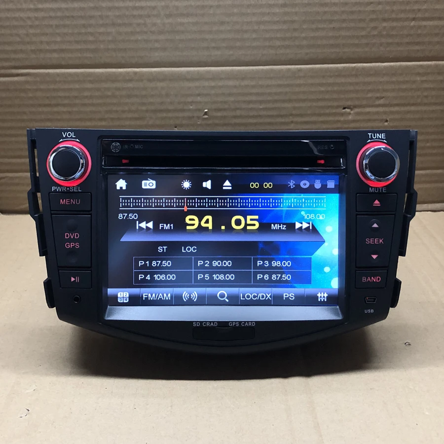 BYNCG 8 inch 2 Din Car DVD Player FOR TOYOTA RAV4 2006-2012 GPS Navigation in Dash Car PC Stereo TV gps Radio BT SD USB