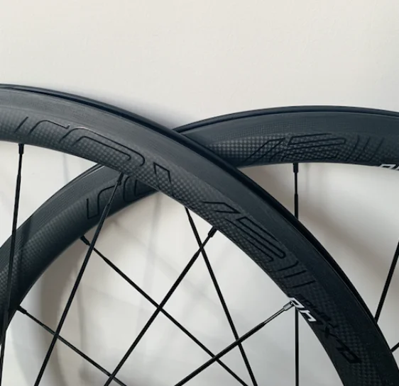 High quality 50mm carbon wheelset 700C V brake 23 / 25mm road bike carbon wheelset with novatec ud matte factory hot selling