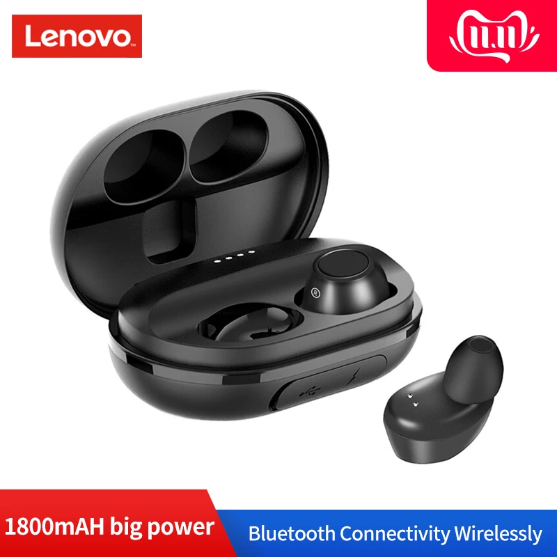 Lenovo S1 TWS IPX5 водонепроницаемые беспроводные Bluetooth наушники настоящие беспроводные стерео музыкальные Спортивные Беспроводные наушники с микрофоном