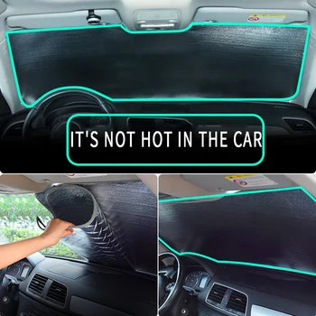 

Car Sun Shades For Windshield Rear Foldable Cover Front Rear Sun Reflective Shade Car Suns Block Cars Window Auto Accessories