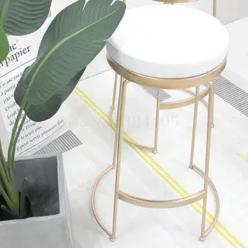 

North Europe Ins Style Bar Stool Modern Simple Net Red Milk Tea Dessert Shop Coffee Shop Bar Front Desk High Chair
