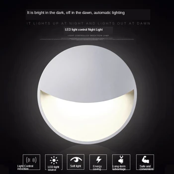 

Creative Corridor induction moon lamp bedside enclosure lamp light control induction automatic lighting extremely low energy