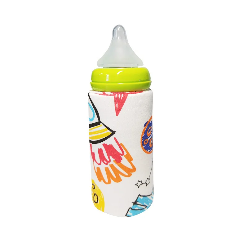 Быстрая детская бутылочка для кормления, портативный USB подогреватель молока, воды, дорожная коляска, изолированная сумка, детское питание, молоко, автомобиль, грелка - Цвет: D