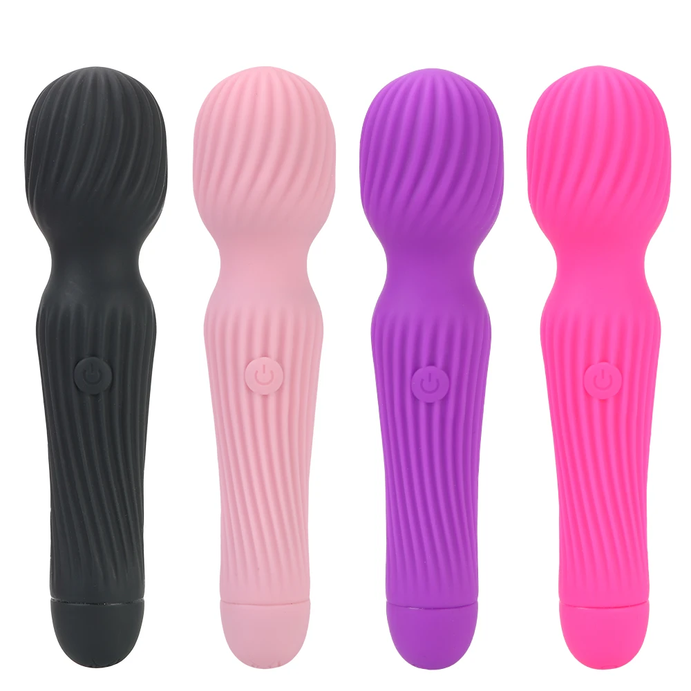 Velocità 10 stimolazione clitoridea giocattoli sessuali f donne massaggiatore filo AV Stick G Spot vibrazione bacchetta magica vibratore_voghion.com