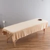 Crystal Velvet Beauty Massage Table Sheet Facial Bed Cover with Face Hole salon sheets SPA massage bed table cover sheets ► Photo 2/6