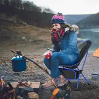 Chaise pliante ultralégère détachable, Portable, légère, siège étendu, pêche, Camping, maison, barbecue, jardin, randonnée 4