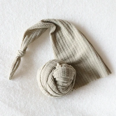 hat and wrap Аксессуары для малышей, Одежда для новорожденных, реквизит для фотосъемки, Bean bag, фоны для Diy, аксессуары для фотостудии - Цвет: hat and wrap