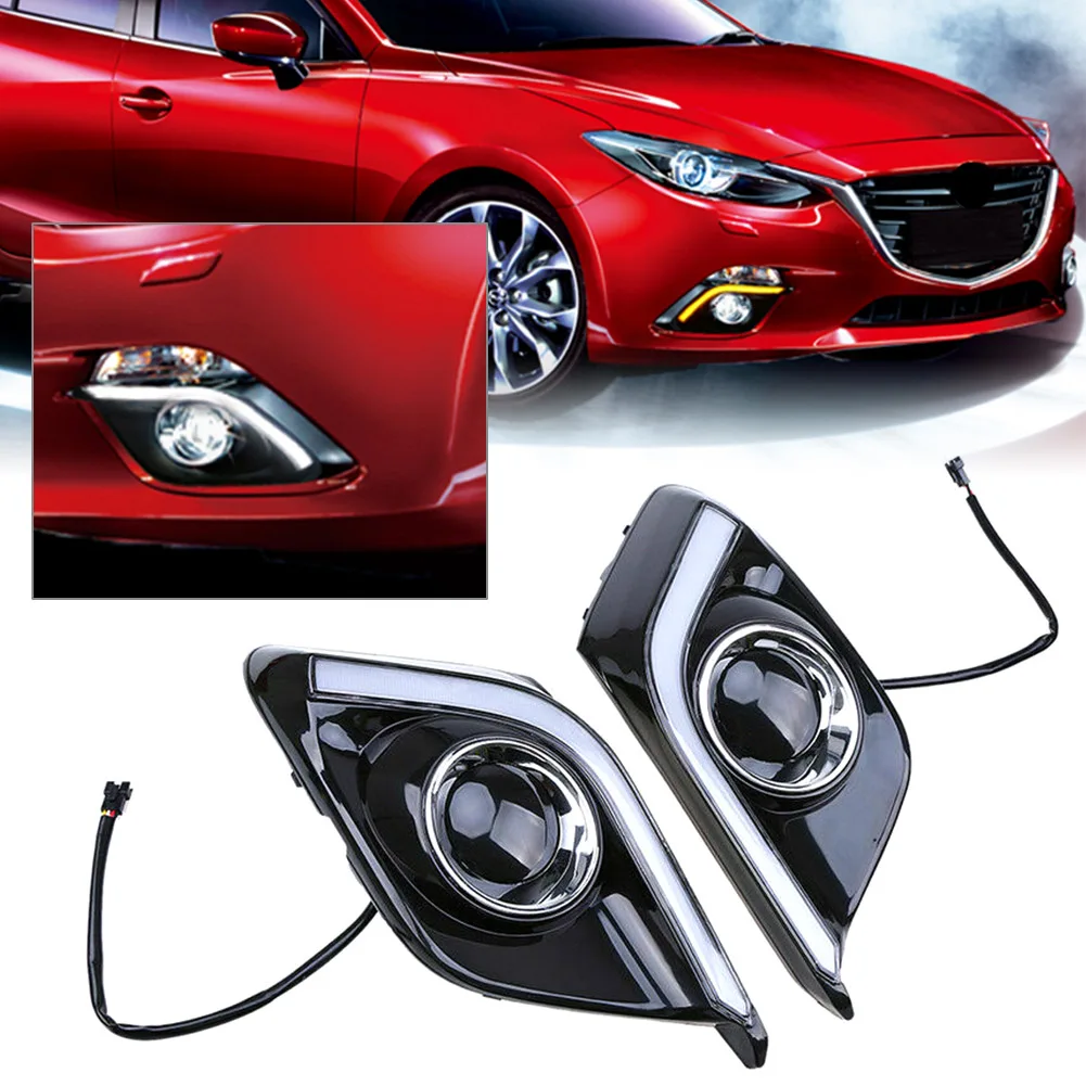 

2 шт., Автомобильные противотуманные фары для Mazda 3 Axela 2014 2015 2016