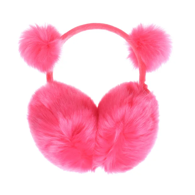 1 Pc Women Girls Winter Warm Earmuffs Cat Ears Cat Ear Ear Warmers