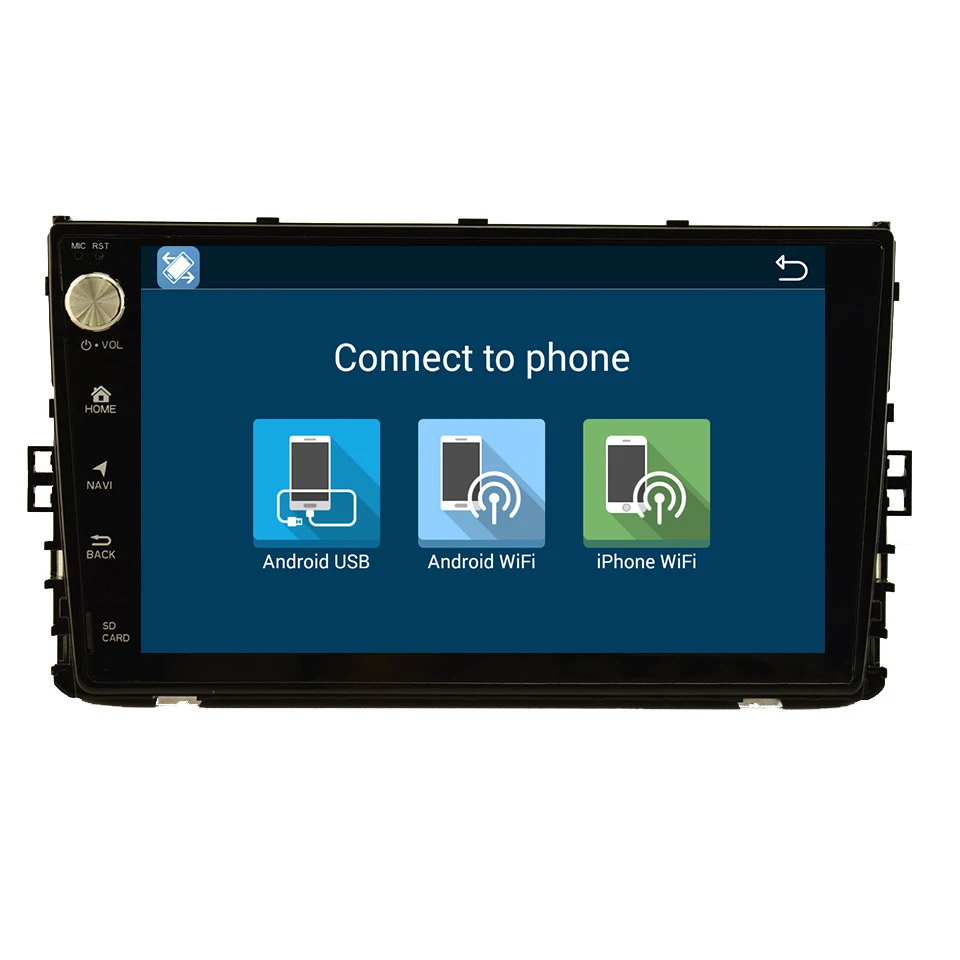 Android gps навигация автомобильное радио 1 DIN Авторадио головное устройство Bluetooth Центральная мультимидия стерео для Volkswagen Passat CC RDS