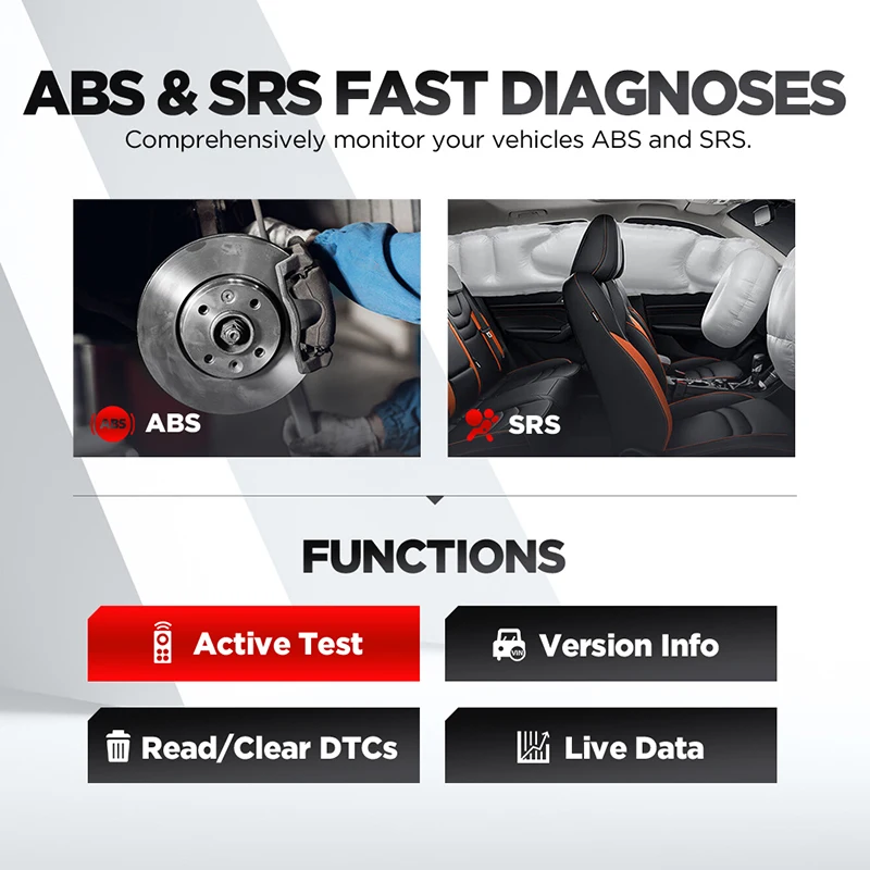 LAUNCH CR629 発売-CR629 OBD2コードリーダー,エアバッグ診断